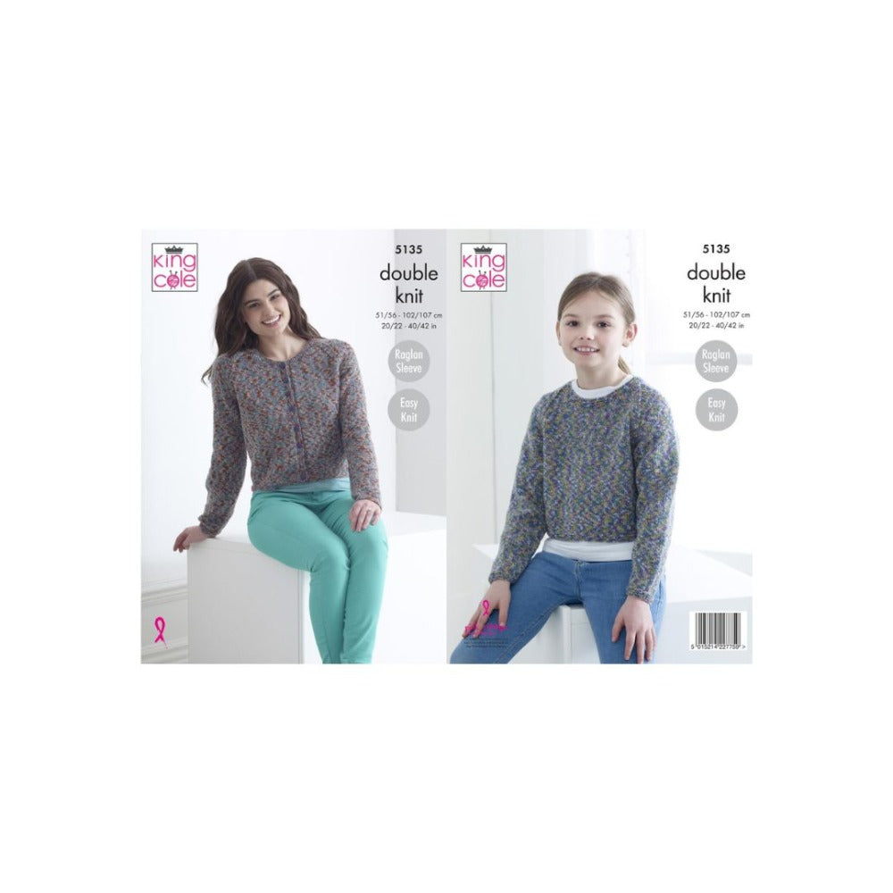 King Cole DK Knitting Pattern 5135