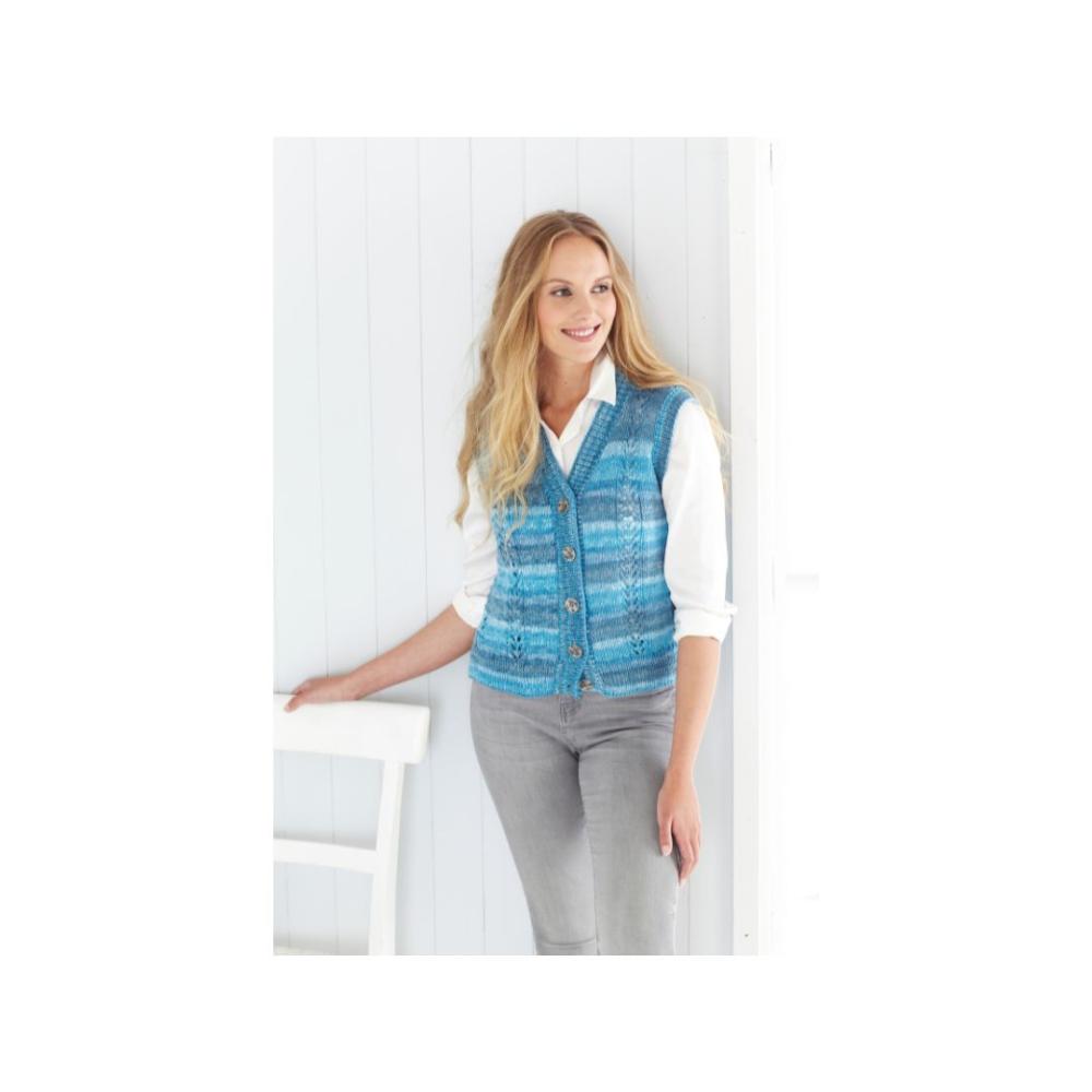 King Cole Waistcoat DK Knitting Pattern 5611