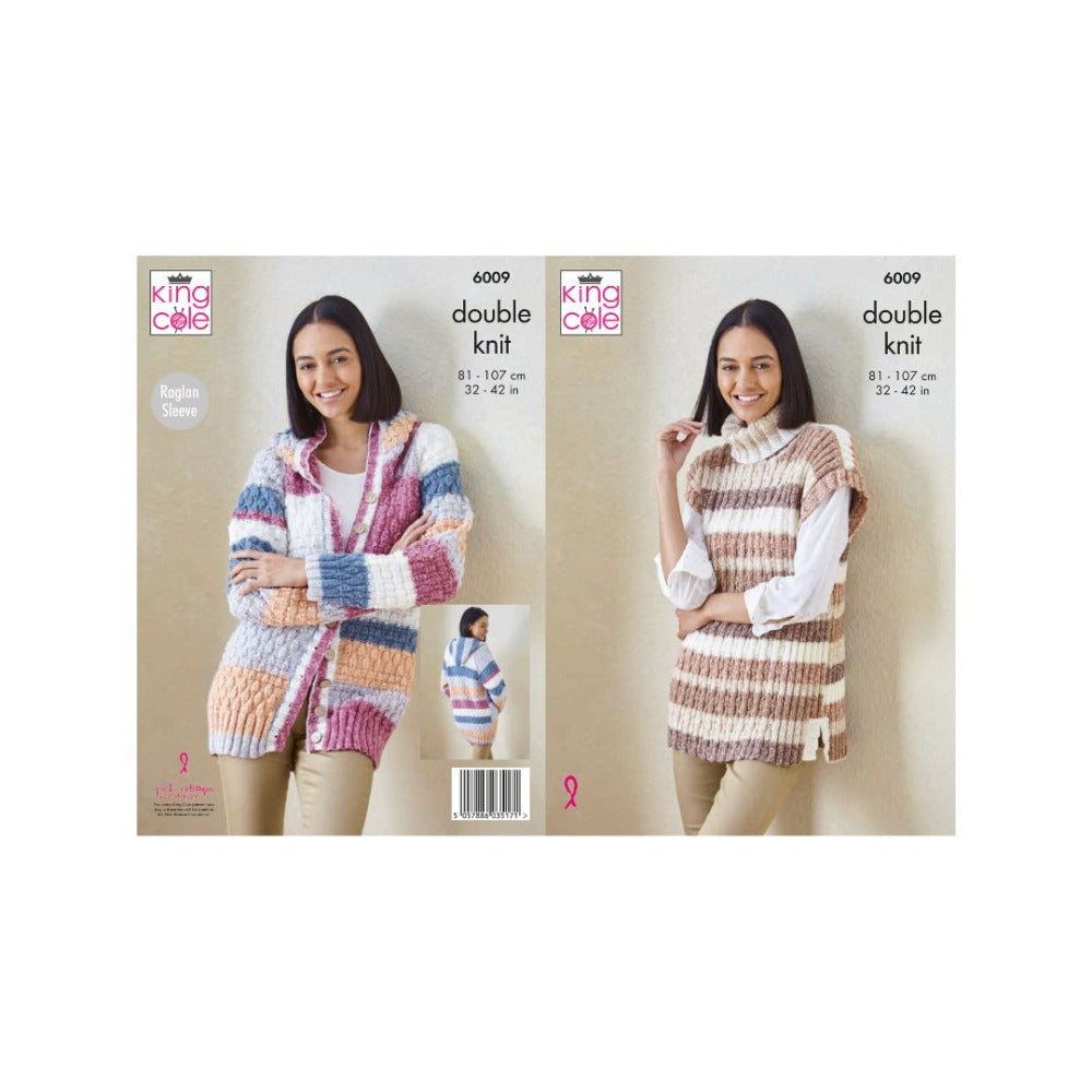 King Cole DK Knitting Pattern 6009