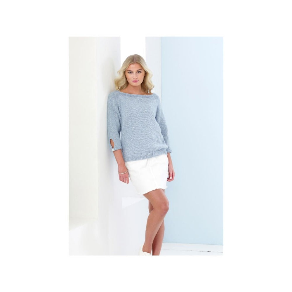 King Cole Ladies Sweater Knitting Pattern 5374