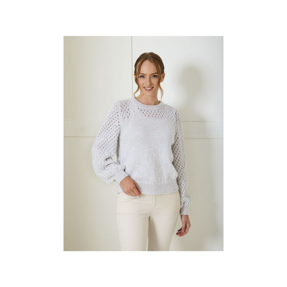 King Cole DK Sweater Knitting Pattern 6402