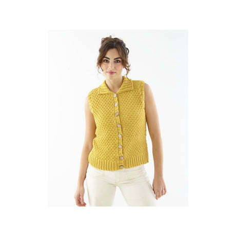 King Cole DK Waistcoat Knitting Pattern 6472