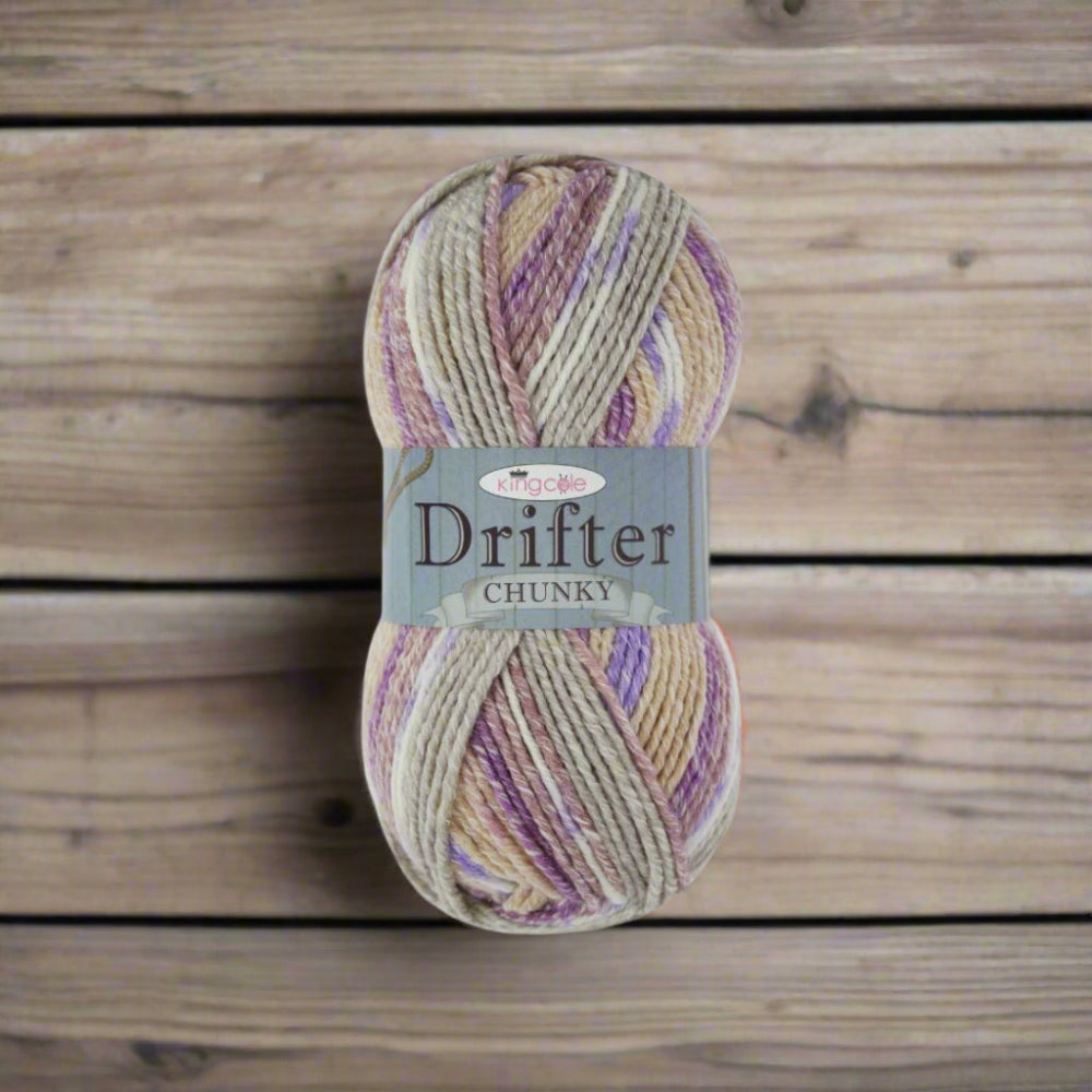 King Cole Drifter Chunky Fair Isle Effect Self Patterning Yarn