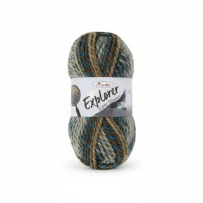 King Cole Explorer Super Chunky Yarn - Bright, Colourful Yarn