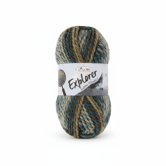 King Cole Explorer Super Chunky Yarn - Bright, Colourful Yarn