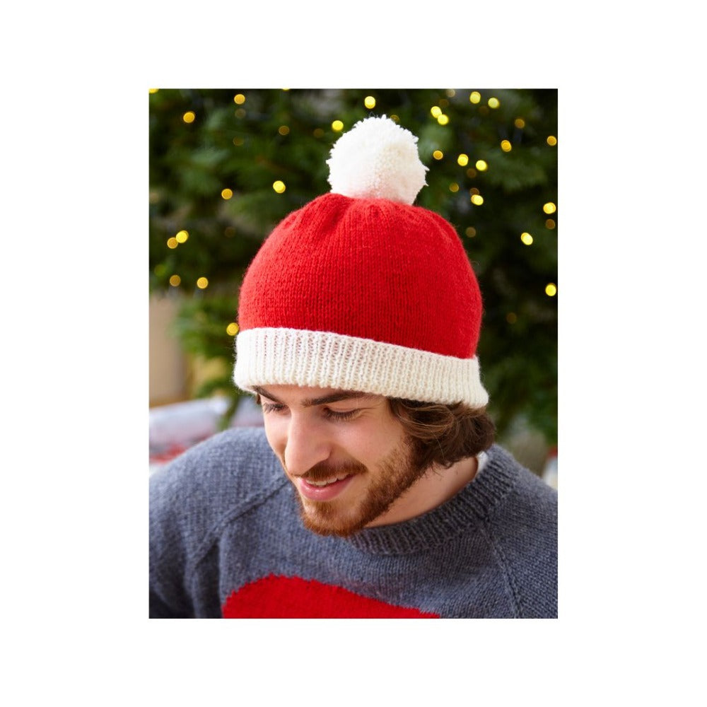 King Cole Family Christmas Knits Book Hat