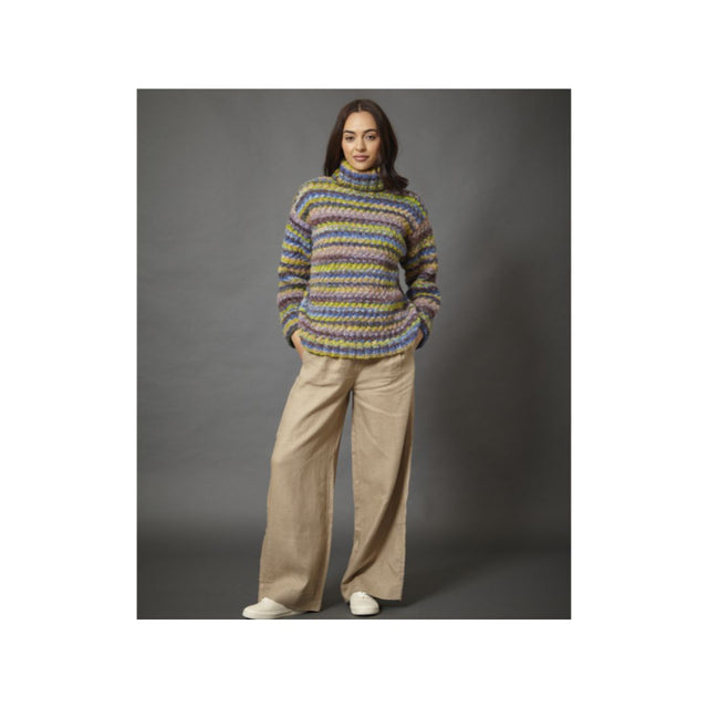 King Cole Flair Chunky Sweater Knitting Pattern 6385