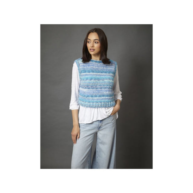 King Cole Flair Chunky Tank Top Knitting Pattern 6382