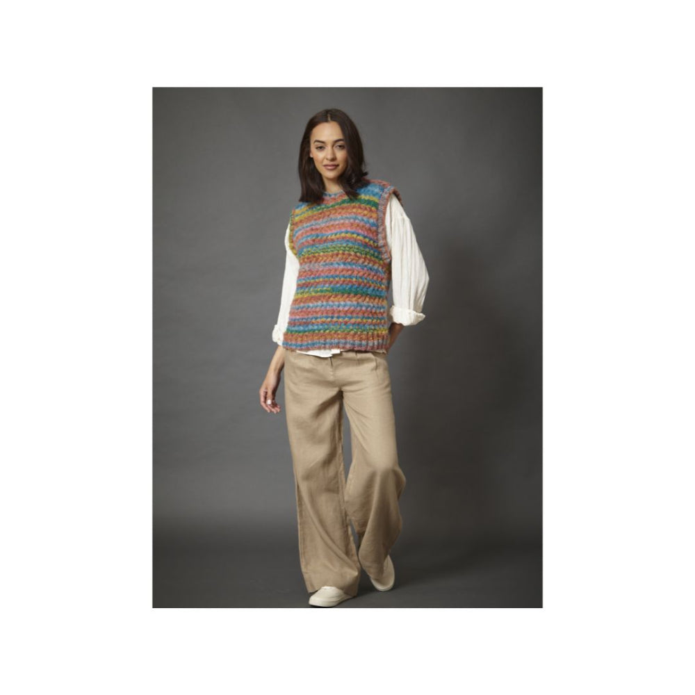 King Cole Flair Chunky Tank Top Knitting Pattern 6385