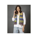 King Cole Flair Chunky Waistcoat Knitting Pattern 6382