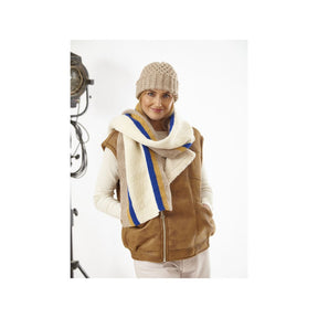 Kign Cole Hat and Scarf Knitting Pattern 6370