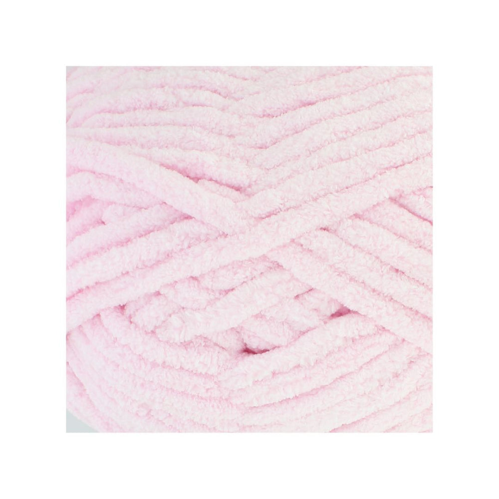 King Cole Jumbo Toastie Chenille Yarn Baby Pink