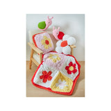 King Cole Jumbo Toastie Crochet Pattern 6389 - Flower Cushion, Blankets and Toy Snails