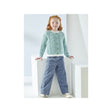 King Cole Kids Aran Cardigan Knitting Pattern 6561
