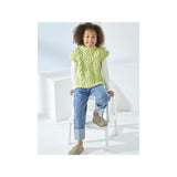 King Cole Kids Aran Tabard Knitting Pattern 6560