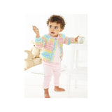 King Cole Kids DK Cardigan Knitting Pattern 6461