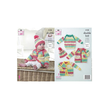 King Cole Kids DK Knitting Pattern 5138