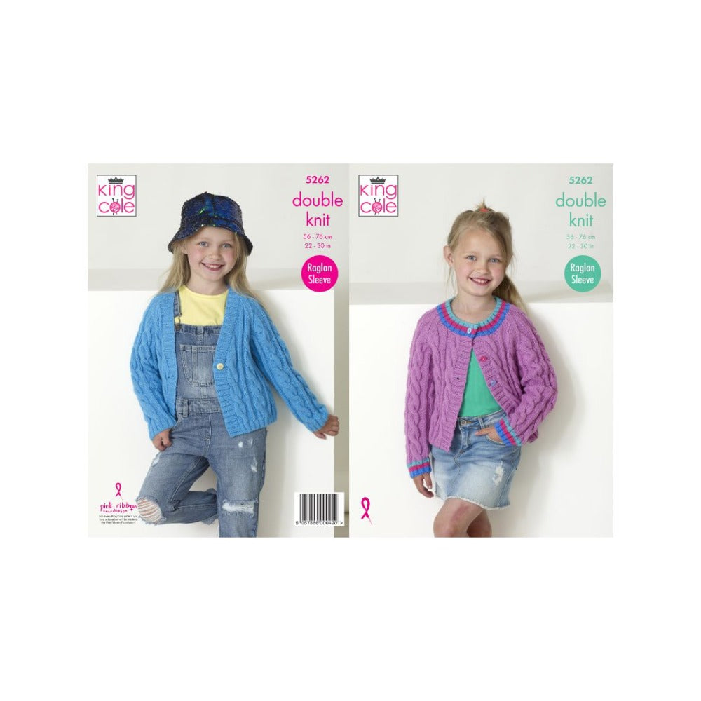 King Cole Kids DK Knitting Pattern 5262