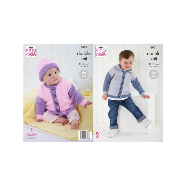 King Cole Kids DK Knitting Pattern 6001