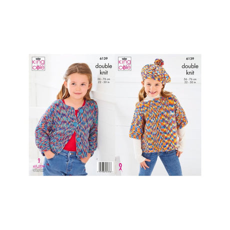 King Cole Kids DK Knitting Pattern 6139