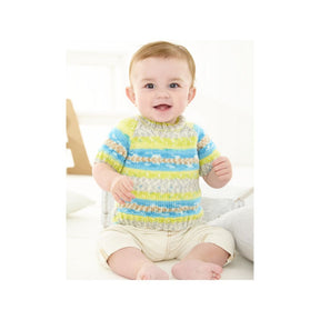 King Cole Kids DK Sweater Knitting Pattern 6465