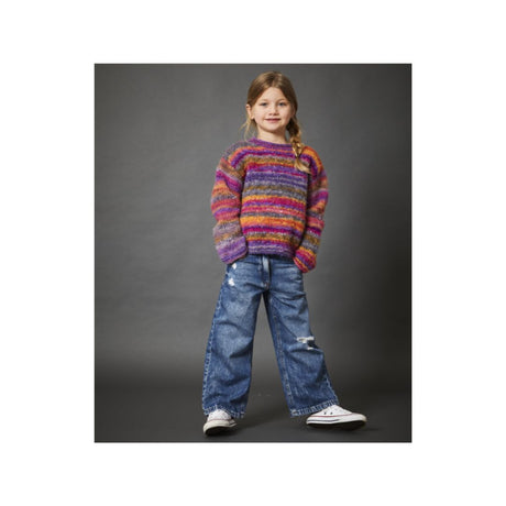 King Cole Kids Sweater Knitting Pattern 6380