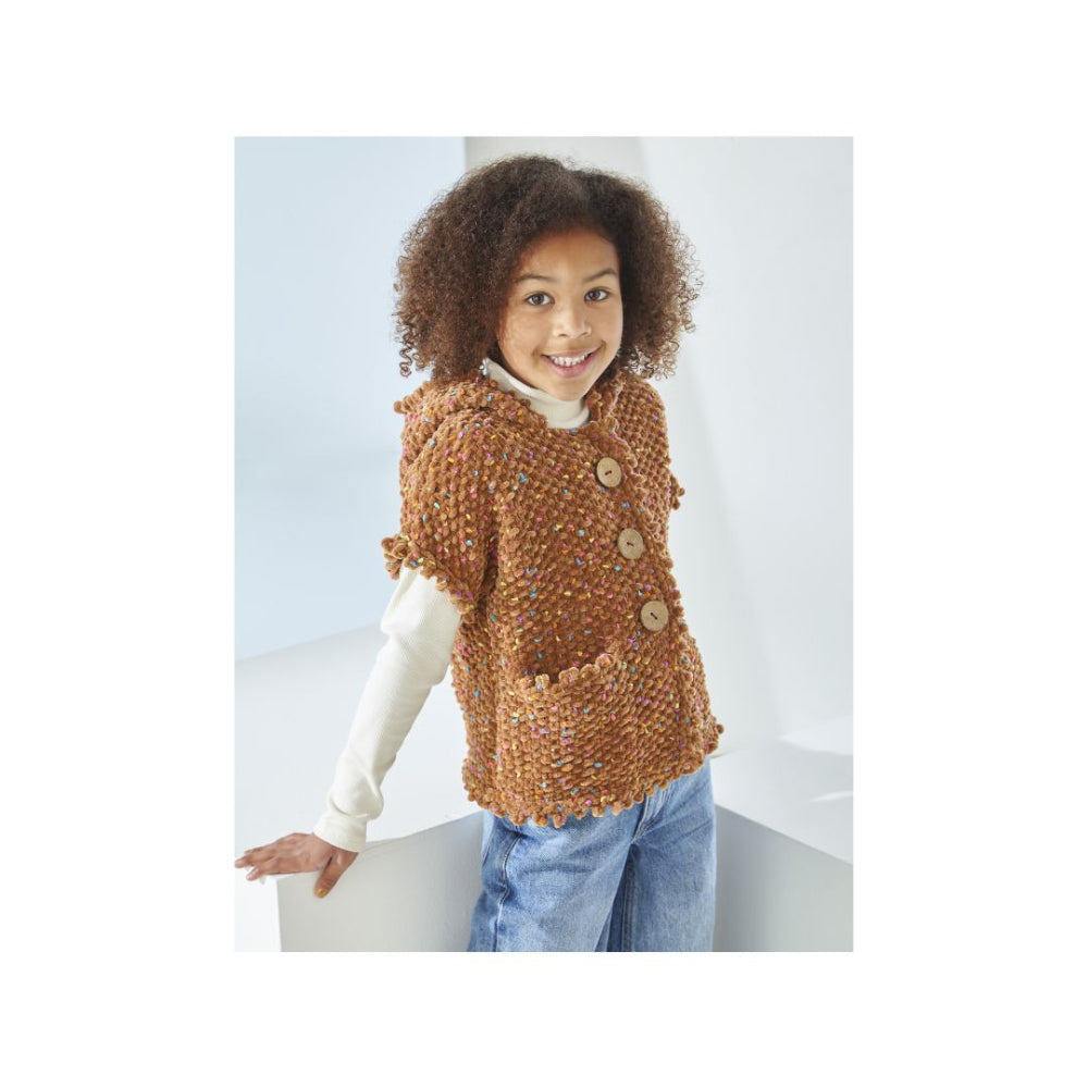 King Cole Kids Yumtastic Hoody Knitting Pattern 6562