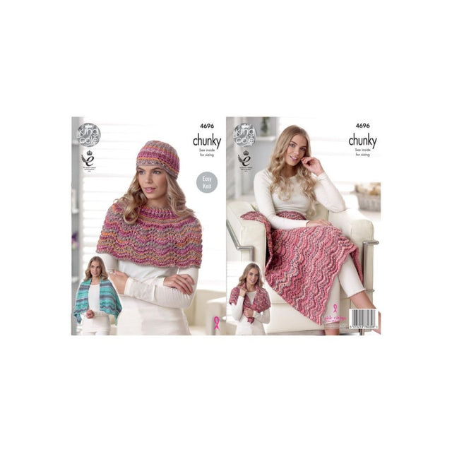 King Cole Chunky Knitting Pattern 4696