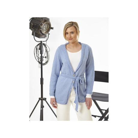 King Cole Ladys DK Cardigan Knitting Pattern 6367