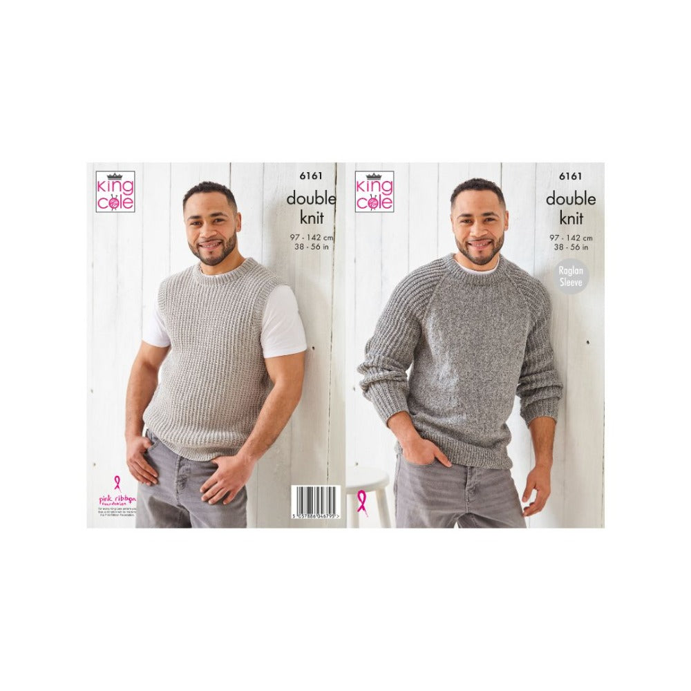 King Cole Mens DK Knitting Pattern 6161