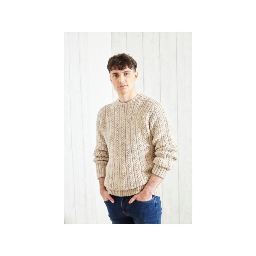 King Cole Mens Jumper DK Knitting Pattern 5809