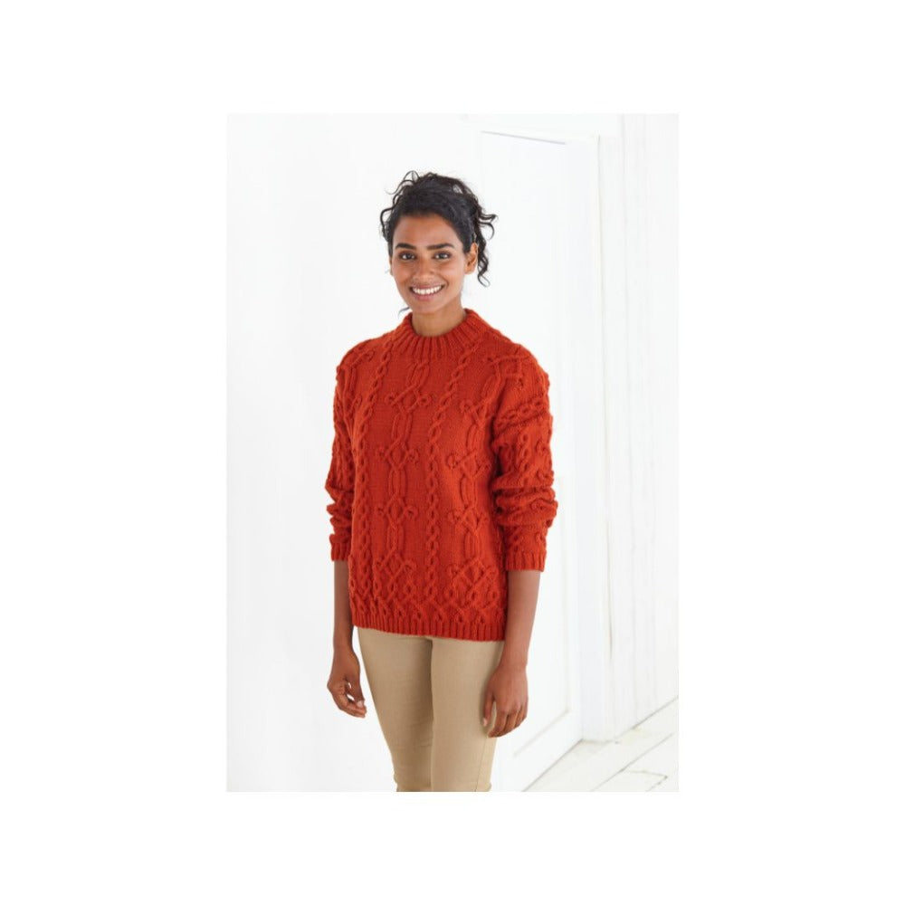 King Cole DK Sweater Knitting Pattern 5810