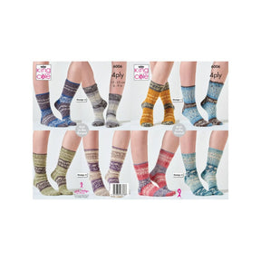 King Cole Sock Knitting Pattern 6006