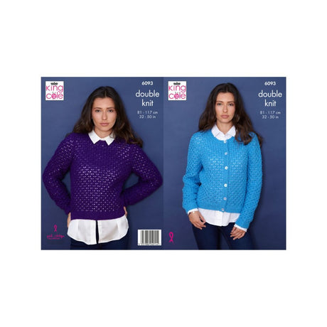 King Cole DK Knitting Pattern 6093