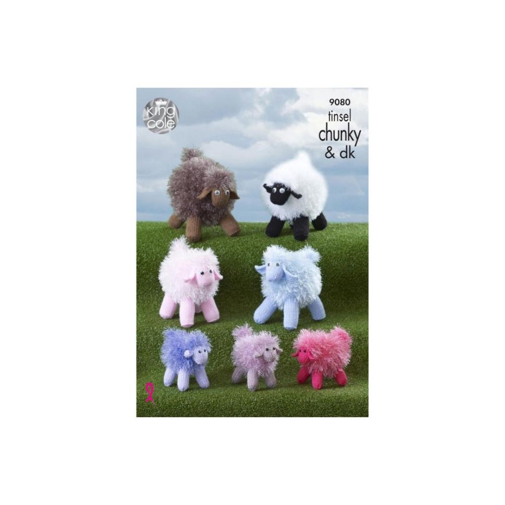 King Cole Sheep Knitting Pattern 9080