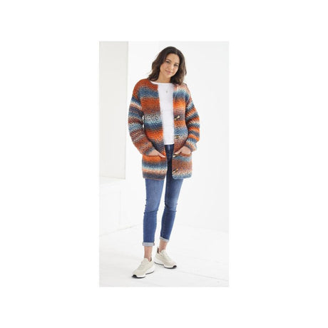 King Cole Super Chunky Cardigan Pattern 6194