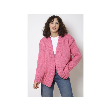 King Cole Super Chunky Cardigan Knitting Pattern 6273