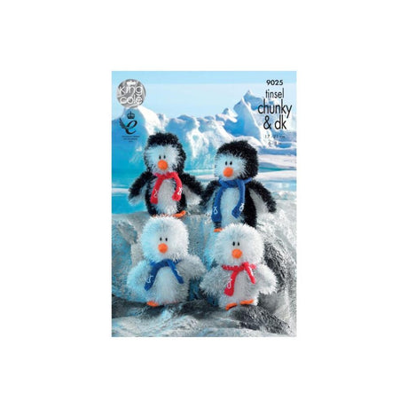 King Cole Tinsel Penguin Knitting Pattern 9025