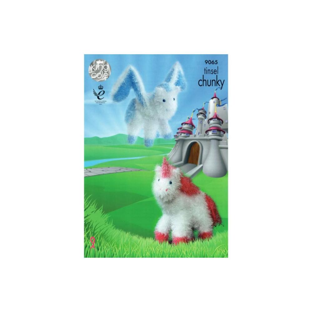 King Cole Unicorn and Pegasus Knitting Pattern 9065