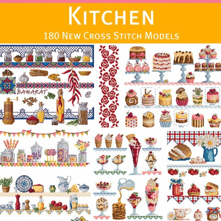 Kitchen Cross Stitch Book
