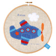 Aeroplane Birth Sampler Cross Stitch Kit