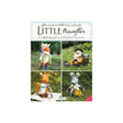 Book cover of 'Little Traveller' with illustrations of felt animals and dolls on a white background.