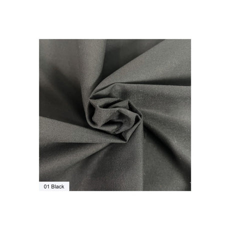 Make Believe Organic Cotton Fabric Black
