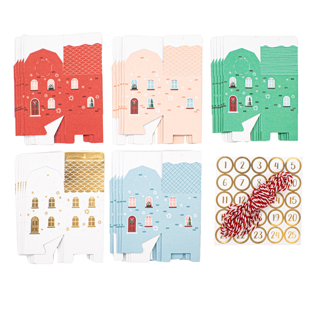 Make your Own Advent Calendar Kit Contents