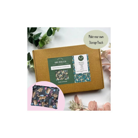 Make Your Own Pouch Kit Snow Leopard