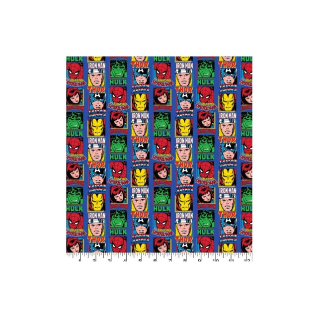 100% Cotton Marvel Comic Characters Fabric