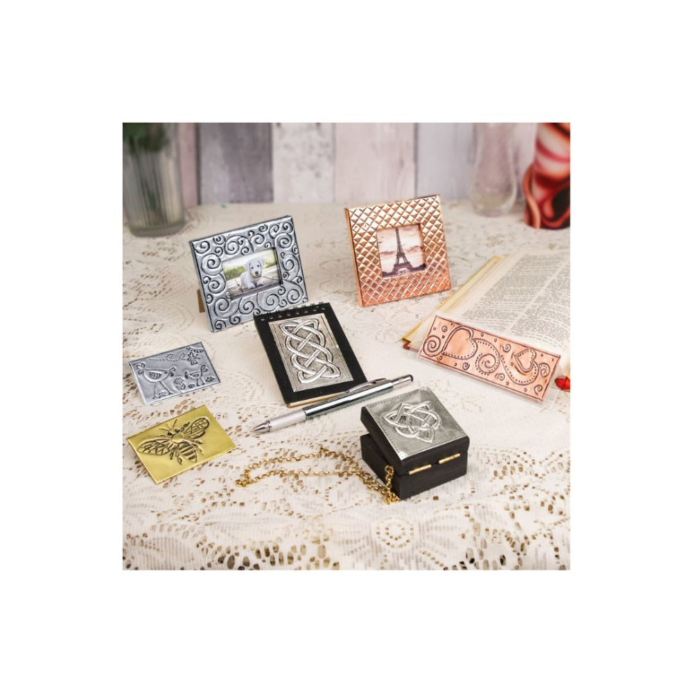 Metal Embossing Kit - Beginners 7 Projects to Make – Wool n Stuff