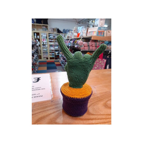 Mood Cactus Crochet Workshop Pose