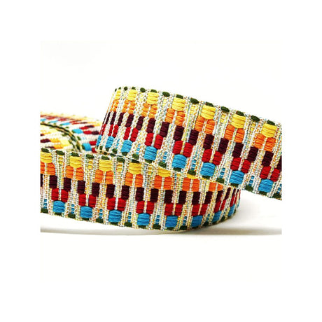 Multi Coloured Bag Handle Webbing 38 mm