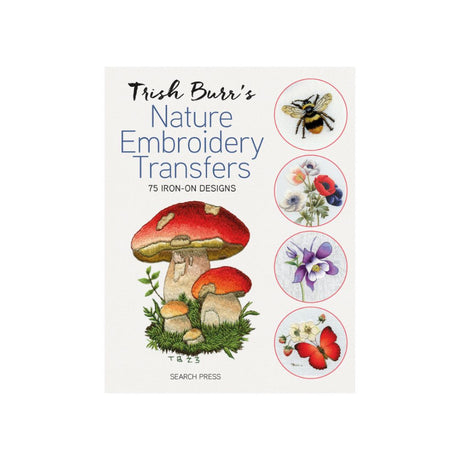 Nature Embroidery Transfers Book - 75 Iron on Designs